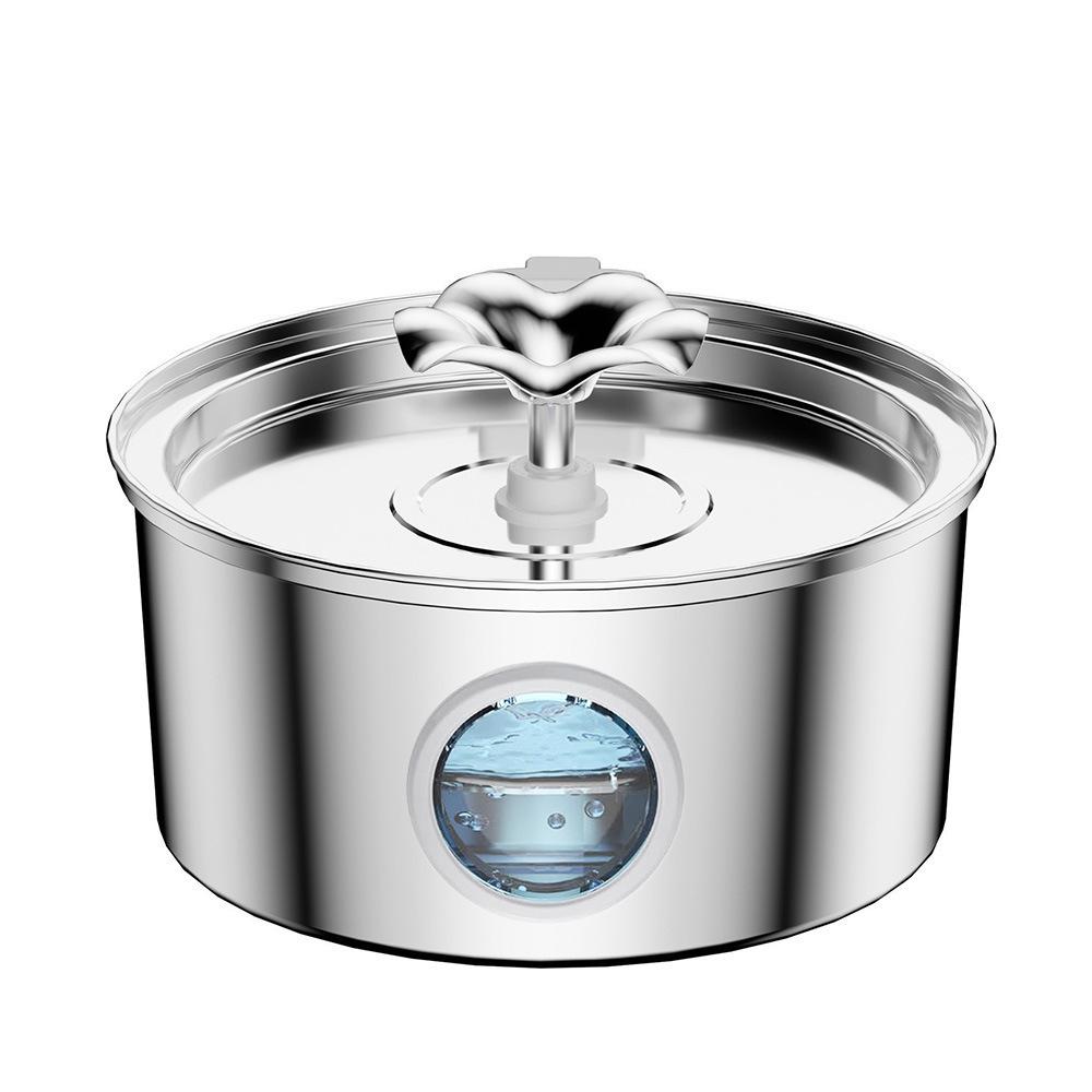 3.2L Stainless Steel Automatic Pet Water Fountain for Cats and Dogs