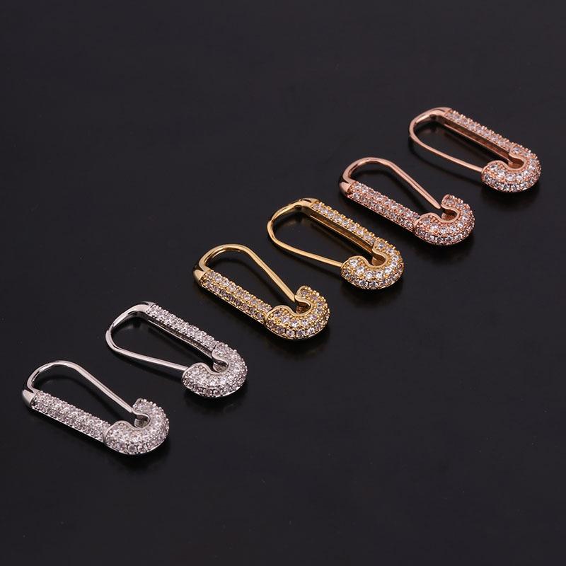 Boucles d'oreilles créoles créatives en acier inoxydable, 1 pièce, bijoux de perçage exagérés