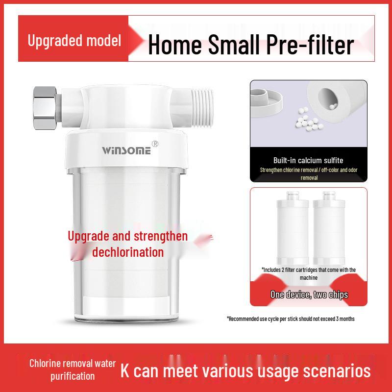 Water Filter for Heaters, Washers, Faucets, and Showers