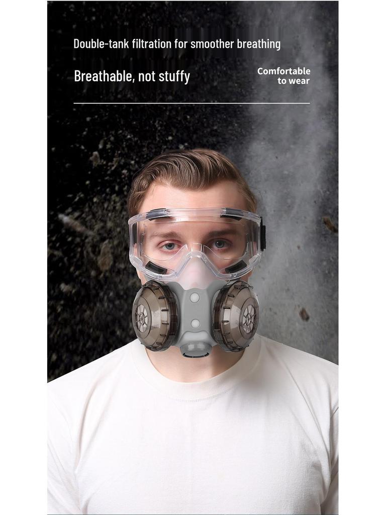 Dustproof Full Face Mask for Industrial and Painting Protection