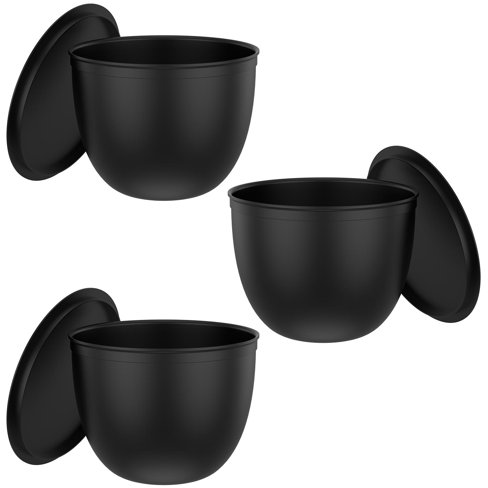 

3 Pcs Kitchen Silicone Bowl Insert Aid with Lid Attached Stand Mixer Bowl Liner Dishwasher Safe Durable Mixer Liners for Baking