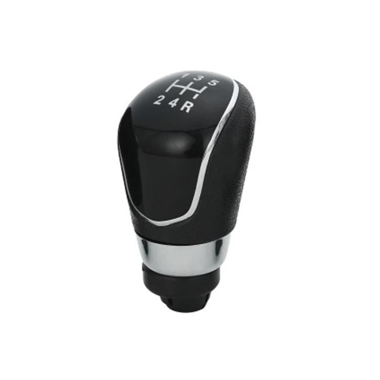5 SPEED GEAR LEVER KNOB BLACK for Ford Fiesta Gear Shift Knob Shifter Lever Stick Gaiter Boot Cover Cars Accessories