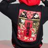 Li-Ning Loose Pullover Hoodie Red/Black Men AWDQ077-1