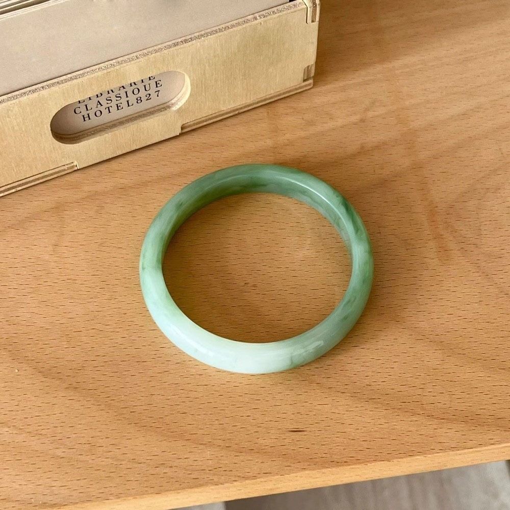 Stackable Round Bangle Muticolor Geometric Bracelets Vintage Resin Bracelets Lady Gifts