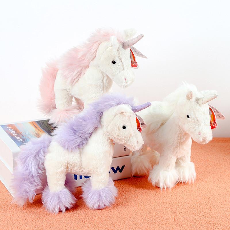 Unicorn Plush Toy With Pp Cotton Filling For Girls Kids Bedroom Decor