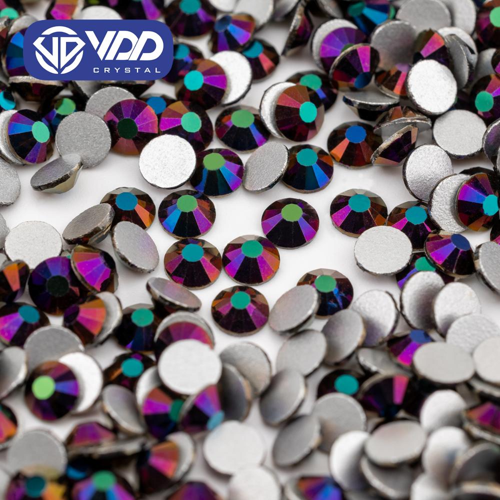 VDD Neue Farben SS4-SS30 Hochwertige Glas Kristall Strasssteine Glitzer Strass Flachrückseite Steine für Nagelkunst DIY Handwerk Dekoration