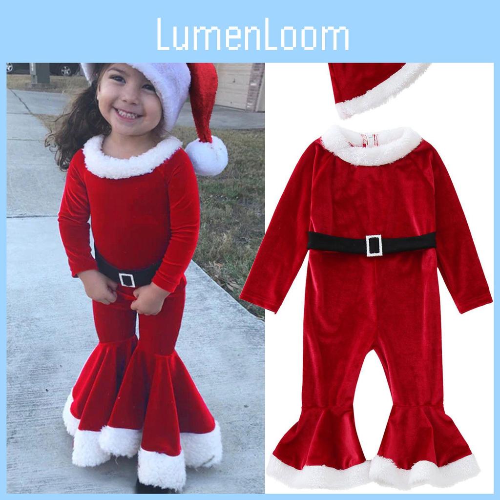 Soft Comfortable Toddler Holiday Party Set For Little Girls