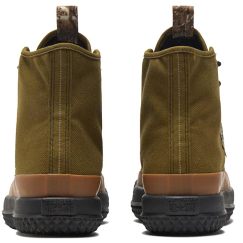 Converse 1970s Chuck Taylor All Star Bosey MC Round-toe Lace-up High-Top Espadrilles Unisex Olive Green