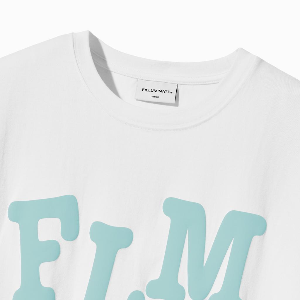 FILLUMINATE Flm Wavy Logo T-Shirt - White