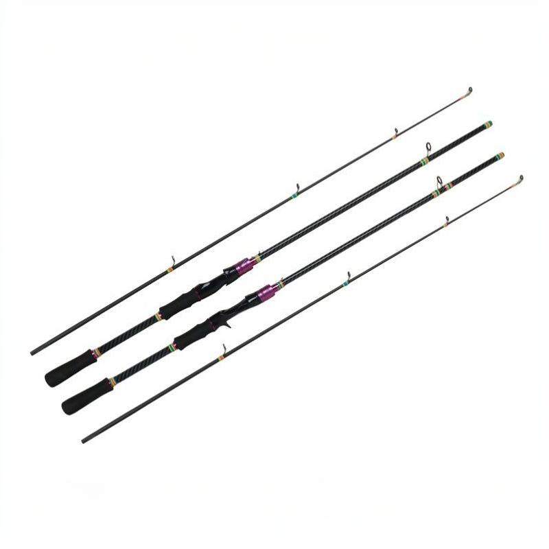 Spinning Casting Dual Use Fishing Rod 1.65m 2 Section Fiberglass Lure Tackle for Beginner and Pro Anglers