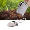 1 2pcs Stainless Steel Foldable Gardening Shovel Spade Transplant Tool Strong Handle for Flower Bed and Emergency Outdoor Use