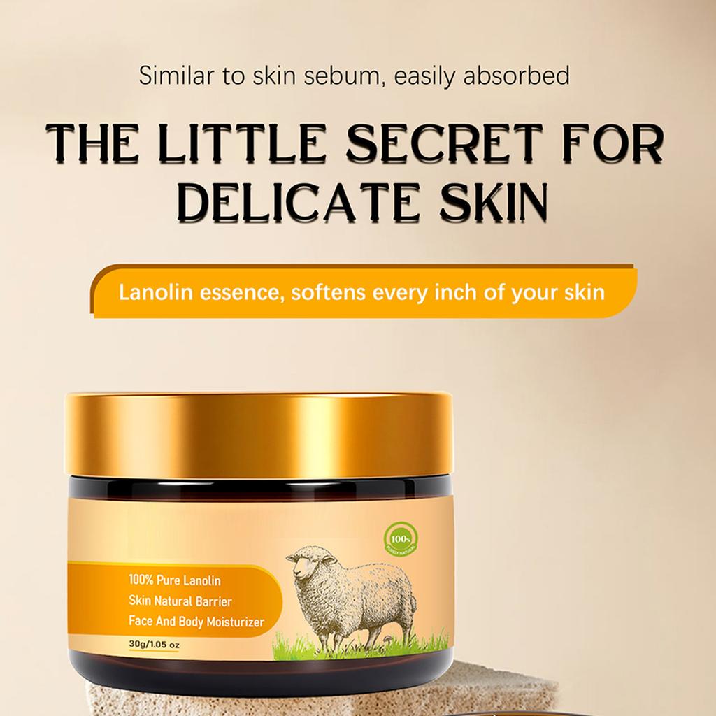 Krem lanolinowy głęboko odżywia, nawilża, ujędrnia i odświeża skórę