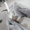 Double-Sided / Single-Sided Silver Fabric Dishcloth Dish Towel Absorbent Non-Stick Oil Dish Rag Housework Cleaning Oil Removal Kitchen Cleaning