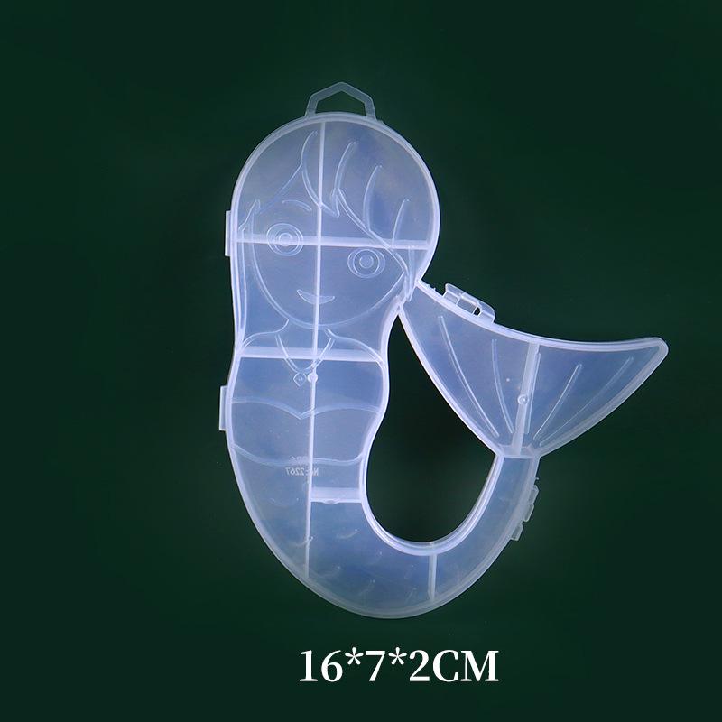 

Children s Cartoon Crystal Mud DIY Storage Box Transparent PP Box