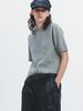 HAVELESS Sofy Alpaca Round Knit Top Gray