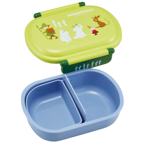 Skater Children's Antibacterial Lunch Box, Soft and Fluffy, 360ml, Moomin Design, Made In Japan, QAF2BAAG-A