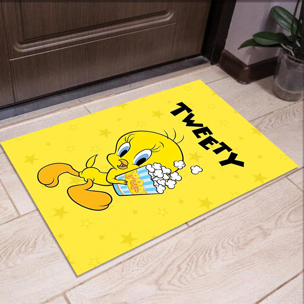 Tweety Bird Printed Carpet,Rug,for Office Chair Living Room Bedroom Kitchen Room Decor Gifts.