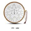 Hanpan 12-Inch Steel Tongue Drum, 15-Note D Key, Ethereal Sanskrit Sound
