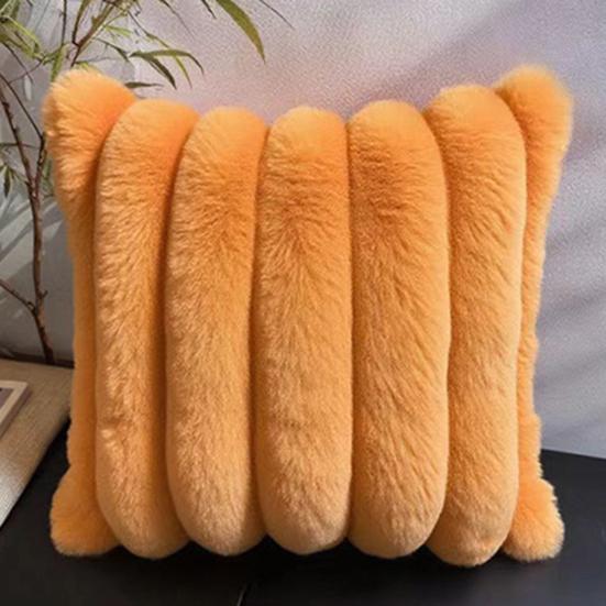 Throw Pillowcase Super Soft Comfortable Sofa Pillowcase Replaceable Design Easy Maintenance Soft Cushion