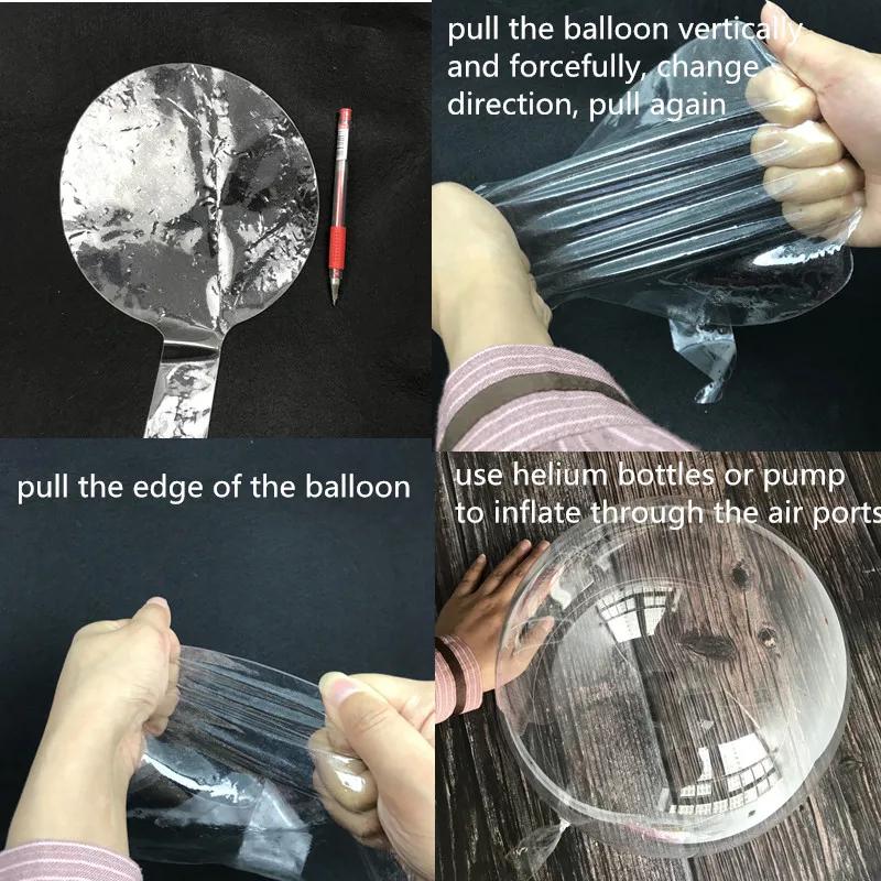 DIY Wedding Birthday Party Decoration Balloons Helium Bobo Balloons Feather Transparent a Balloon Party Favors Christmas Decor
