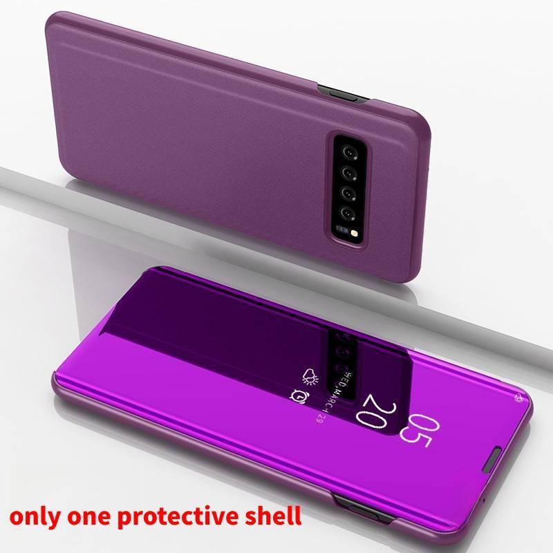 S20 For Galaxy Fe Mirror Touch Flip Phone Protective Case Daily Use