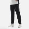 Li-Ning Fitness Series Letter Print Straight Leg Water Resistant Sports Pants Men Bottoms Black AYKU381-1