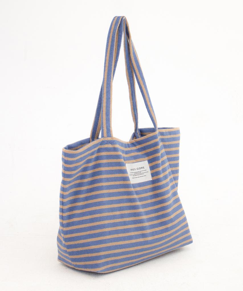 Mysti Core Terry Tote Bag (Blue Sand)