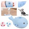 Whale Levitating Cat Toy USB Powered Whale Shaped Cat Toy Portable Floating Whale Balls Toy Fun Entertainment for Kittens