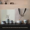 Ru Kiln Blue and White Gilded Ceramic Gongfu Tea Set