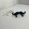 3pcs Multifunctional Beard Shape Hook Self-adhesive Wall Storage Hook Wall Hanger Holder  Bedroom