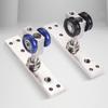 Folding Door Hanging Wheel Sliding Door Pulley Cabinet Door Roller Hanging Track Pulley Wheels Doors Window Hardware Accessories