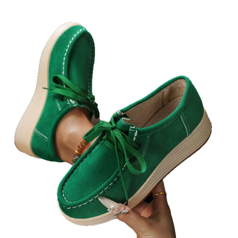 Strappy Round-toe Casual Sports Shoes with Thick Soles, Women's Style