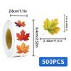 500PCS Maple Leaves Roll Stickers Gift Decorative DIY Phone Scrapbooking Bottles Waterproof Room Modern Home Sealing Stickers