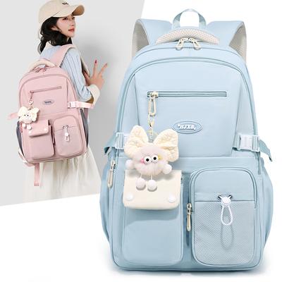 Schoolbag Fashion Backpack 1011 New Summer Large Capacity Backpack Simple Fashion Backpack Campus Student School Bag