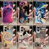 Casing For Honor X8D HonorX8D X 8D 4G Case Aesthetic Cute Cat Cartoon Astronaut Soft Silicone Back Cover Transparent Phone Case