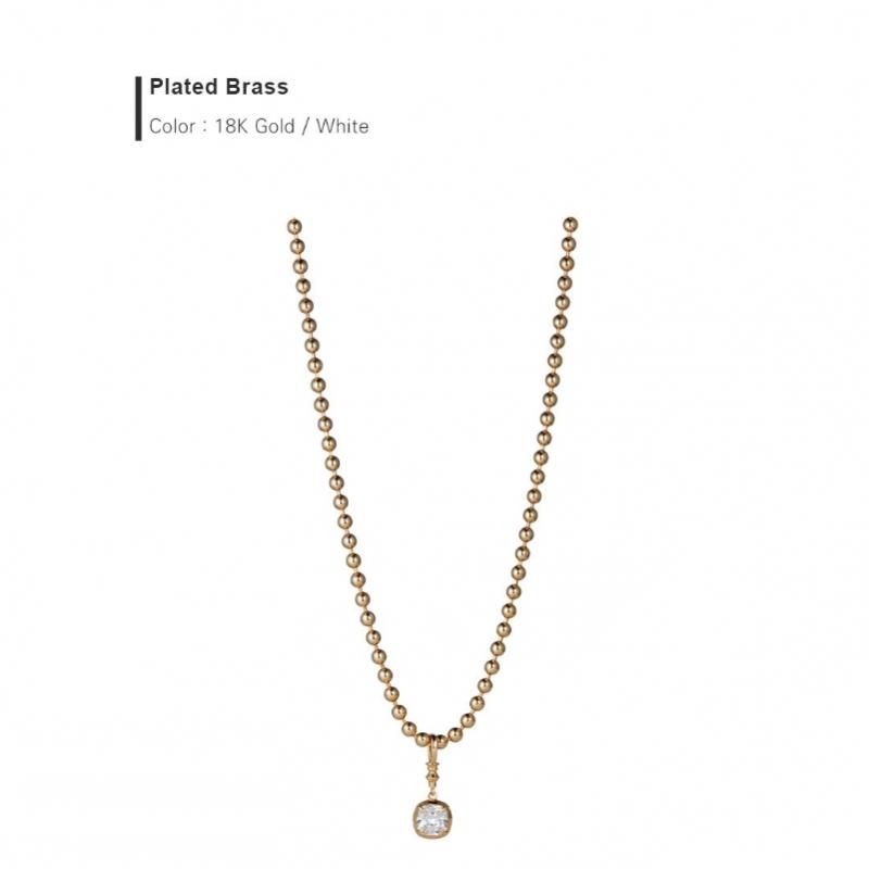 Tani by Minetani Cushion Cut Pendant Necklace Ms2n101n