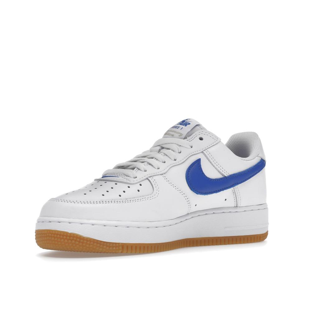 Nike Air Force 1 Low Color of the Month - White Royal Blue Unisex Sneakers Varsity-Royal Gum-Yellow DJ3911-101