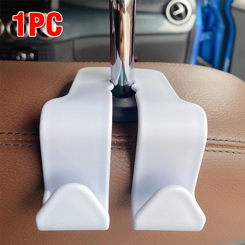 Carbon Fibre Hook Universal Car Seat Headrest Hooks Storage Hanger  Car Back Seat Organizer Holder Auto Interior Accessorie