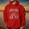 Funny Cat Physics Design Hoodies Math Science Humor Cat Print Sweatshirt Personalized Men Women Casual Streetwear Fashion Hoodie