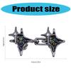 Crossed Star Waist Tightening Clip Metal Adjustable Antiexposed for Loose Pants and Jeans Fitness Waist Extenders 3/6Set