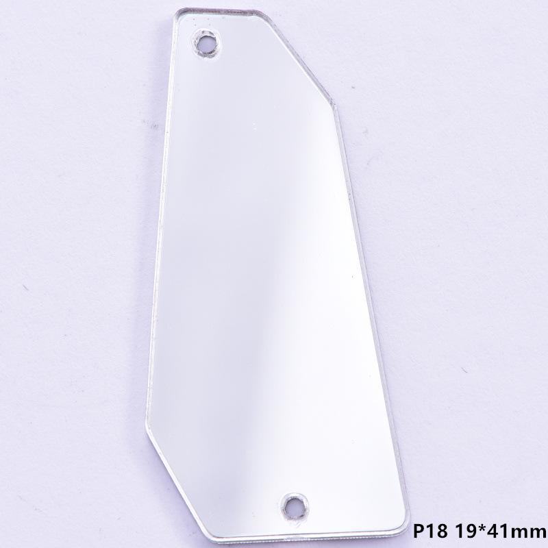 Acrylic Hand Seam Drill, Flat Bottom Special-Shaped Mirror Diy Clothing Decoration Jewelry Mirror Accessories Seam Drill