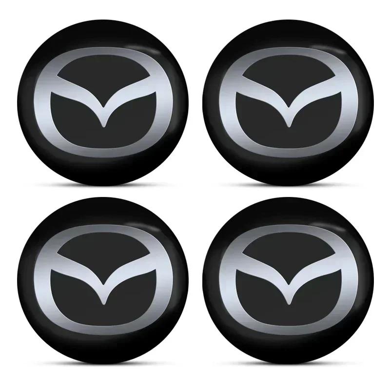 

Стайлинг Автомобиля Колпачок Ступицы Колеса Логотип Наклейки Эмблема Диска 56ММ Для Mazda 3 6 CX5 2 CX3 CX9 MX5 RX8 Axela Demio Atenza MS