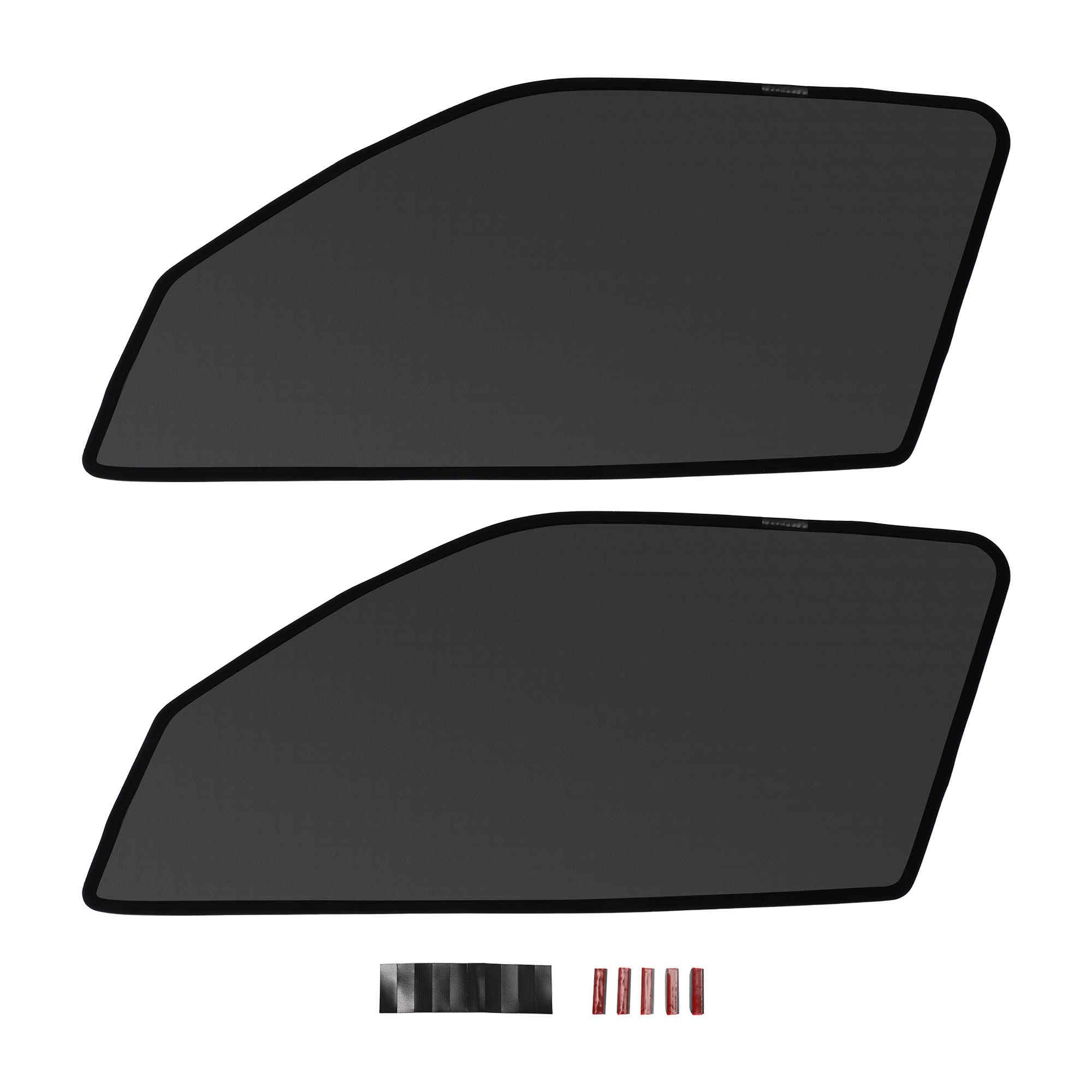 

FUELHOOD Toyota Hiace 200 Series Wide/Standard Edition Sunshade Net for Front Window, Driver and Passenger Side, Black