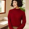 Women's Cashmere Sweater: Thickened Seven-Needle Knit Pullover for Autumn & Winter