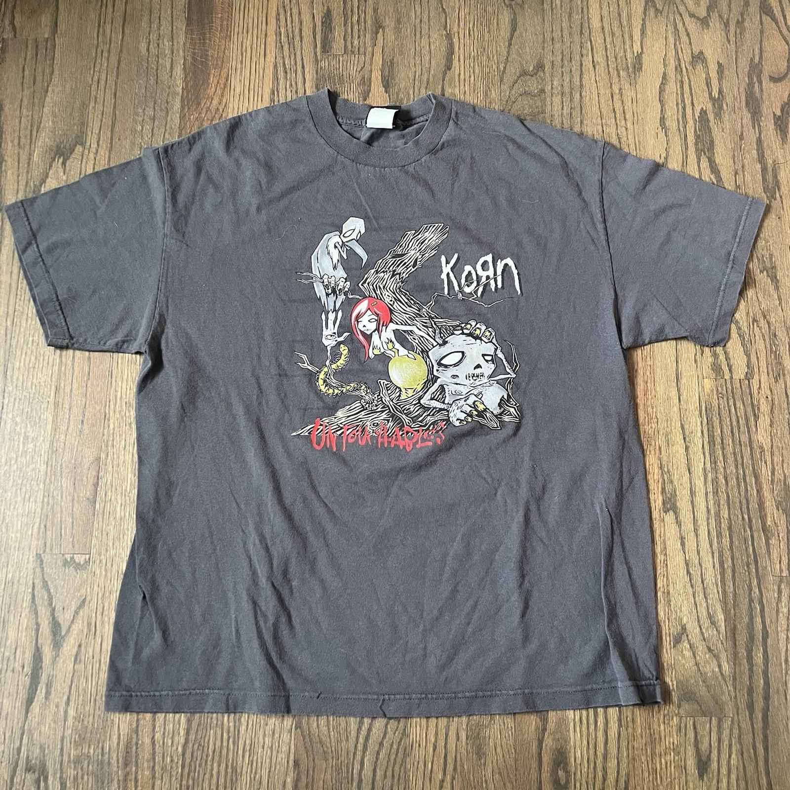 Rare Vintage Korn Untouchables Band Tee Sz Xl Unisex T-Shirt XL