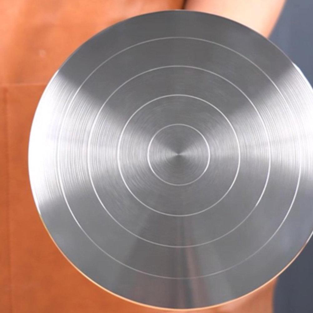 Aluminum Alloy Clay Turntable Stable Smooth Rotating Base 360 Degree Swivel Pottery Sculpture Cake Decorating Workbench