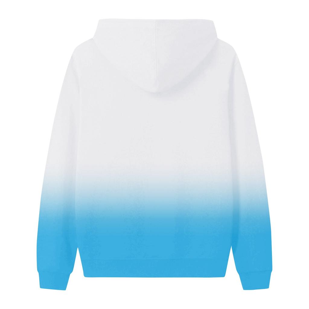 Dámský ležérní módní potisk Pohodlný svetr s dlouhým rukávem a kapucí