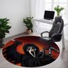 1PC Scream Office Round Rug, Non-slip, Soft and Durable Office Rug for Interior Decoration, Perfect for Office, Beautiful Decoration