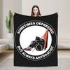 Antifaschistische Aktion Weiche Decken Camping Plüsch Überwurfdecke Flauschige Couch Sessel Flanell Tagesdecke Sofa Bettbezug