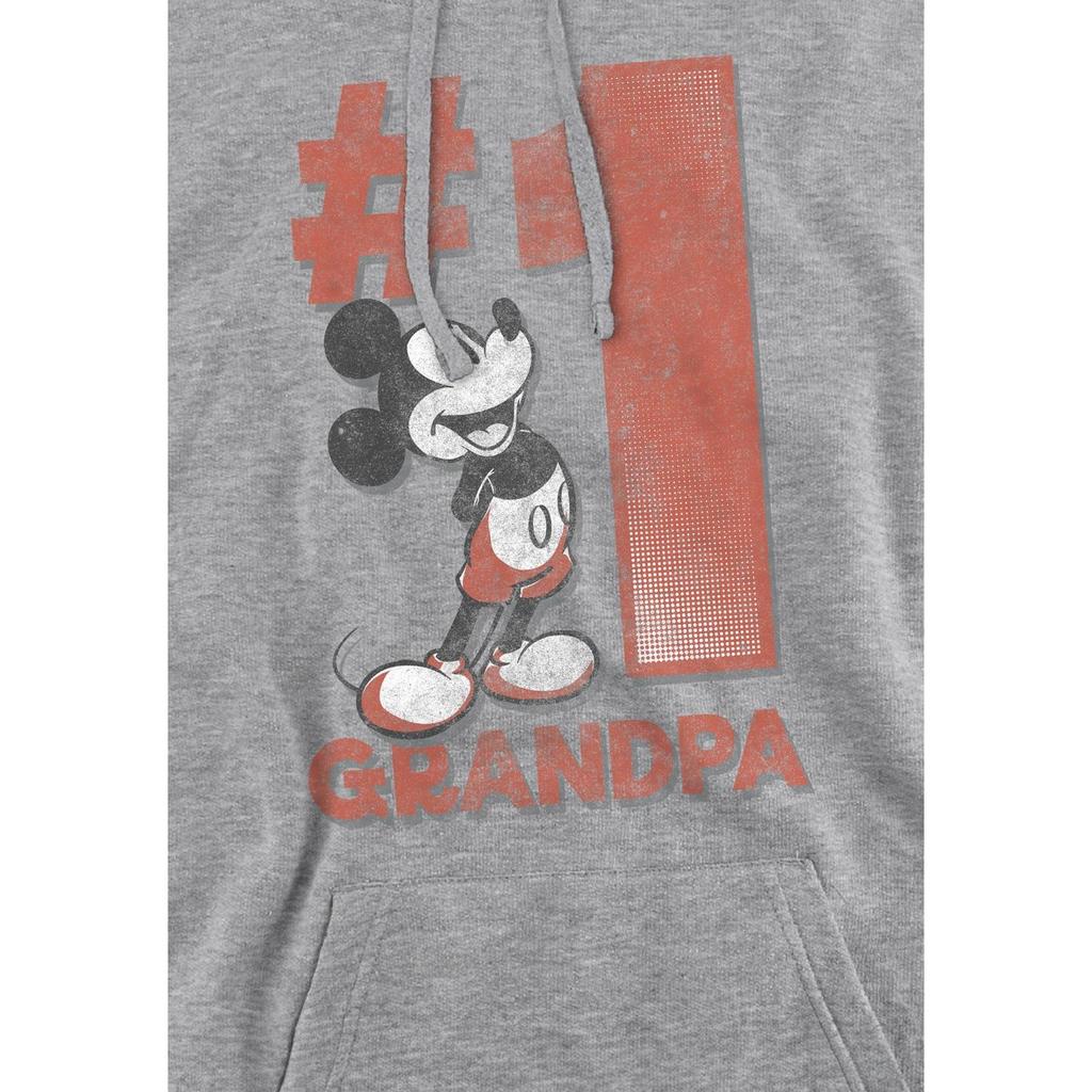 Disney Mens Number 1 Grandpa Mickey Mouse Hoodie